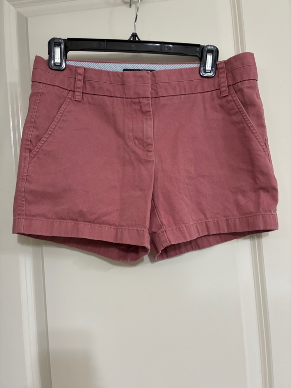 J. Crew Women's Rose Pink Cotton Casual Shorts